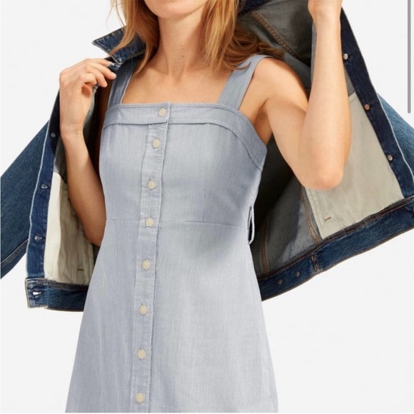 Everlane Black and White Striped Garment - Picture 4 of 7